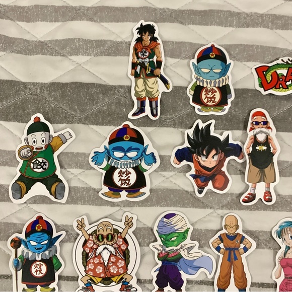 Dragon Ball Z Random Stickers Lot of 71 - Picture 2 of 11